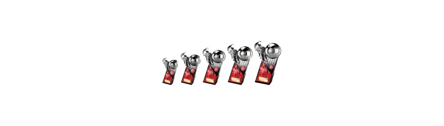 MARAUDERS COLOURED GUNMETAL & BLACK TROPHY - 5 SIZES - 16CM TO 28CM MARAUDERS COLOURED GUNMETAL & BLACK TROPHY - 5 SIZES - 16CM TO 28CM